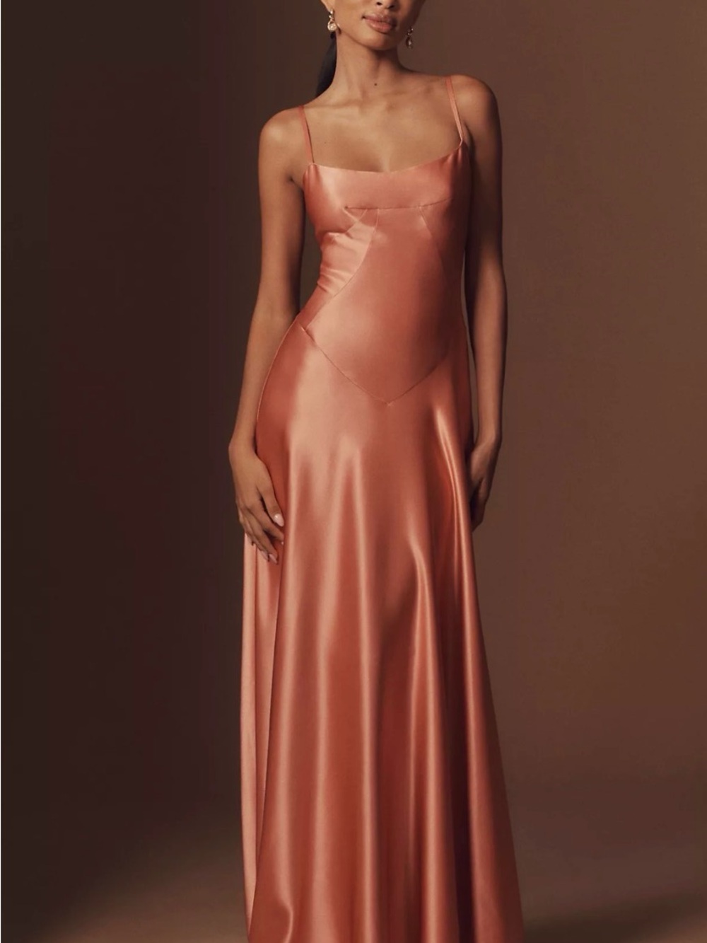 Mare Mare Emmy Satin Corset Maxi Dress